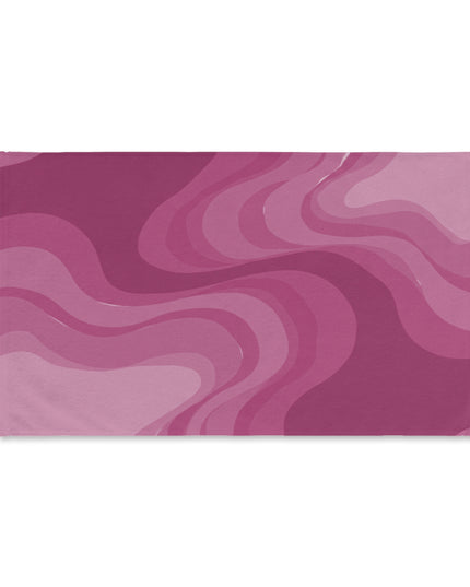 Pinky Mauve Wavey Hand Towel, 16" x 28"