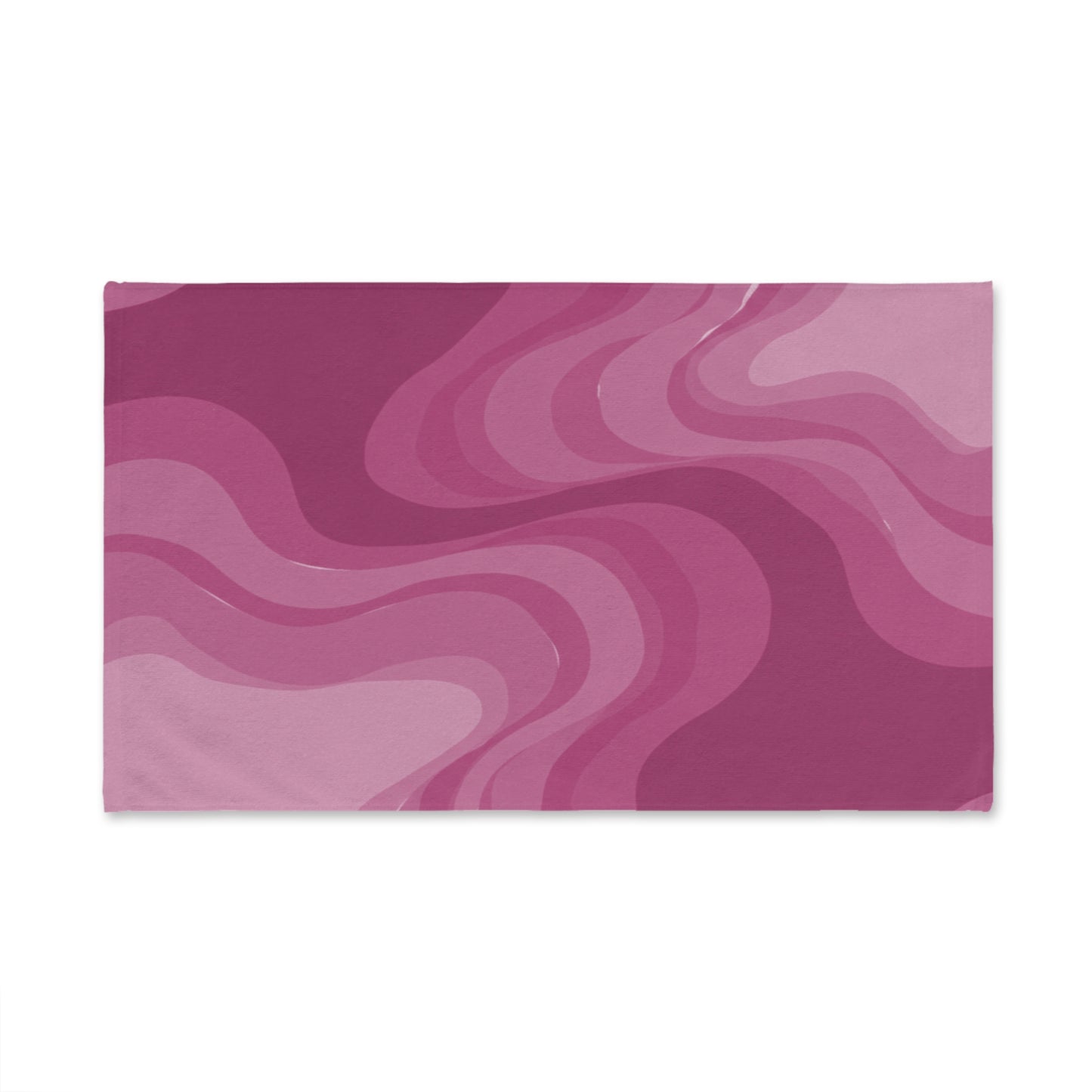 Pinky Mauve Wavey Hand Towel, 16" x 28"