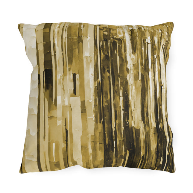 Striped Light Brown Pastel Fade 18" x 18" Outdoor Pillows