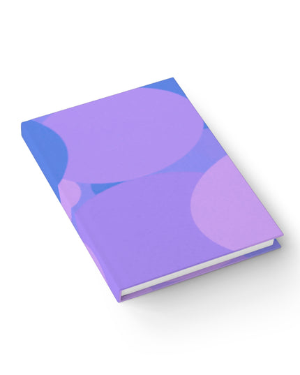 Pastel Purple Family Patches 5" x 7" Journal - 128 Ruled Line pages
