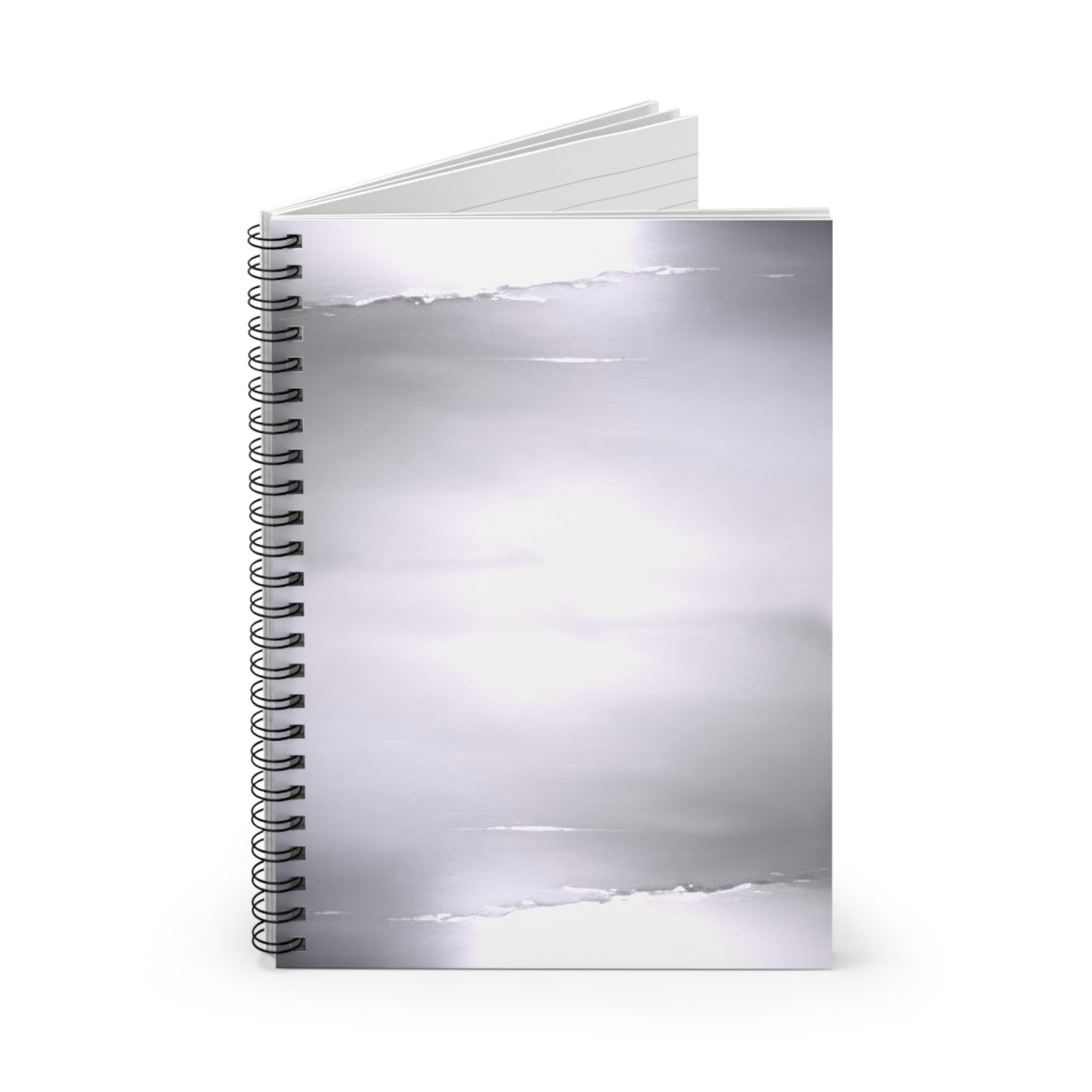 Sephia Sea Dark Fog Spiral Notebook - Ruled Line, 6" x 8", 118 pages