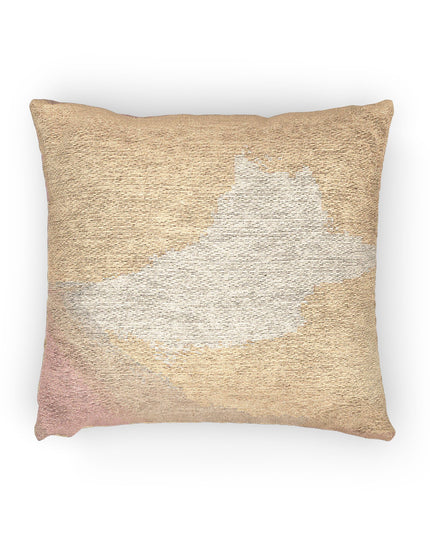 Hot Peach Fade Woven Pillow, 17" x 18"