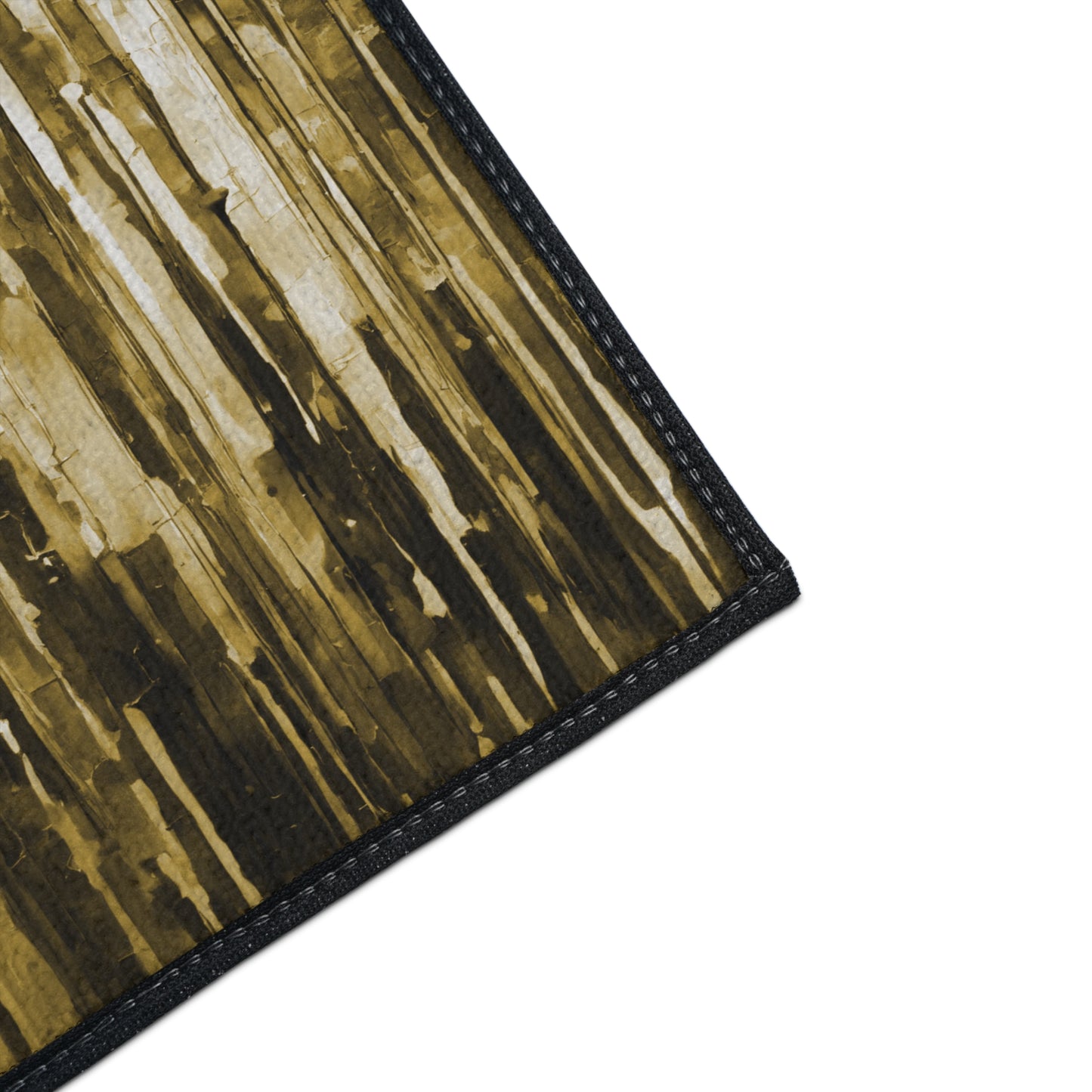 Striped Light Brown 18" x 27" Heavy Duty Floor Mat