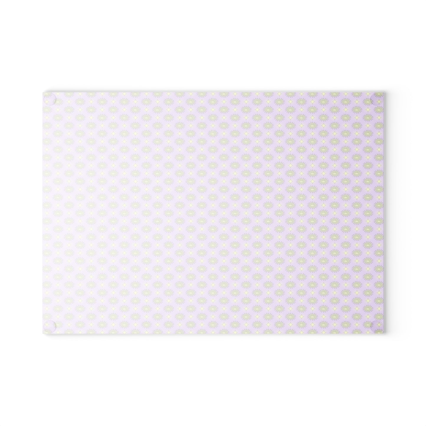 Magenta Star-crossed Bodies Glass Cutting Board,  8" x 11"