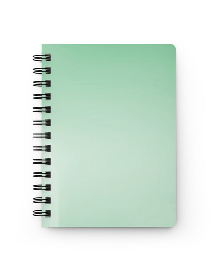 Mint Fade Spiral Bound Journal, 5" x 7" 150 pages