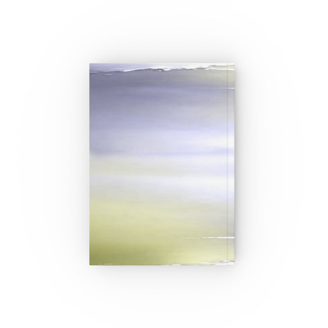 Lavender Sea Golden Fog 5.2" x 7.4" Hard Backed Journal with 128 blank pages