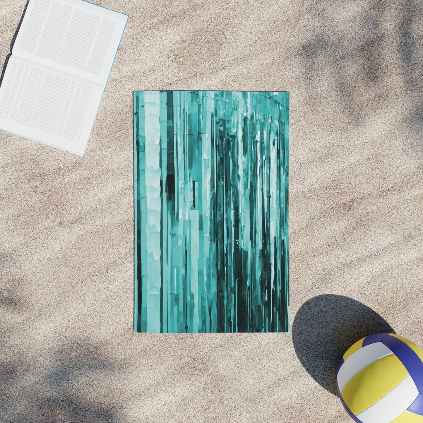 Striped Tif Beach Towel, 18" x 27"