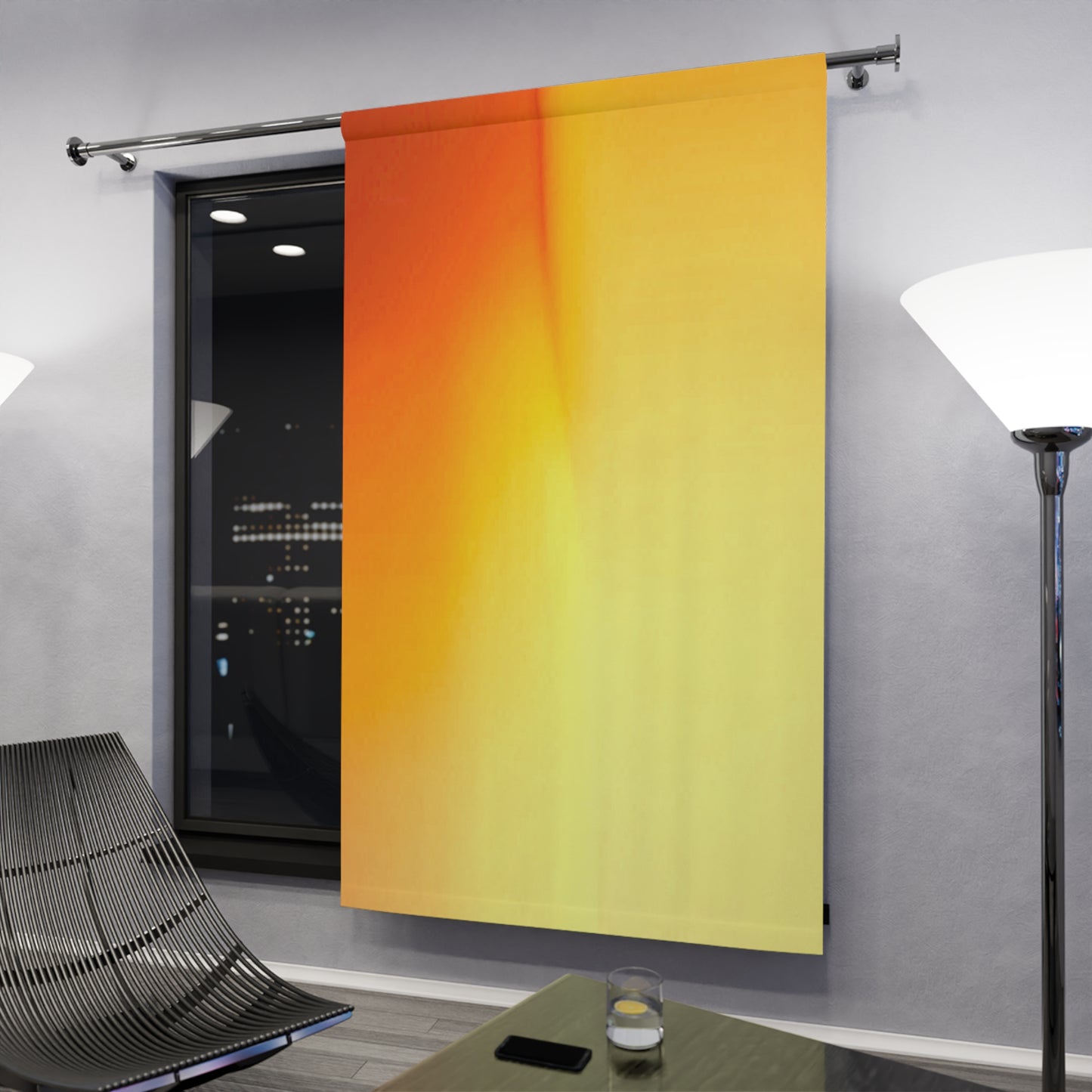 Phoenix Fade Window Curtain, 50" x  84", blackout