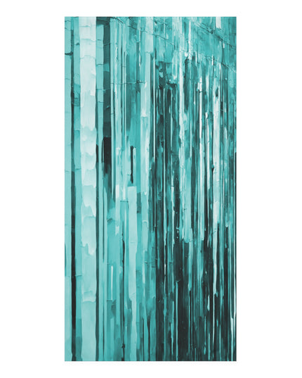Striped Tif 30" x 60" Mink-Cotton Towel (50% polyester, 50% cotton)
