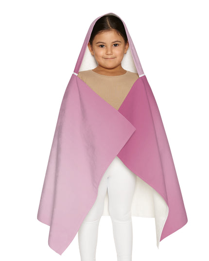 Pink Blush Fade Youth Hooded Towel, 24" x 48"