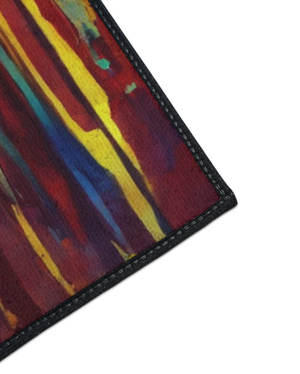 Striped Alpha 48" x 72" Heavy Duty Floor Mat