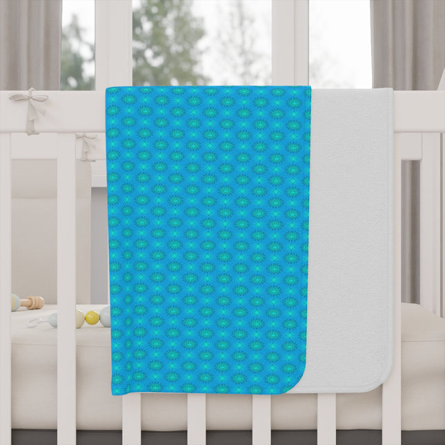 Light Blue Star-crossed Bodies Toddler Blanket, 30" x 40"