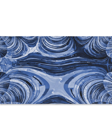 Uzi Spiral Deep Blue Hand Towel, 16" x 28"