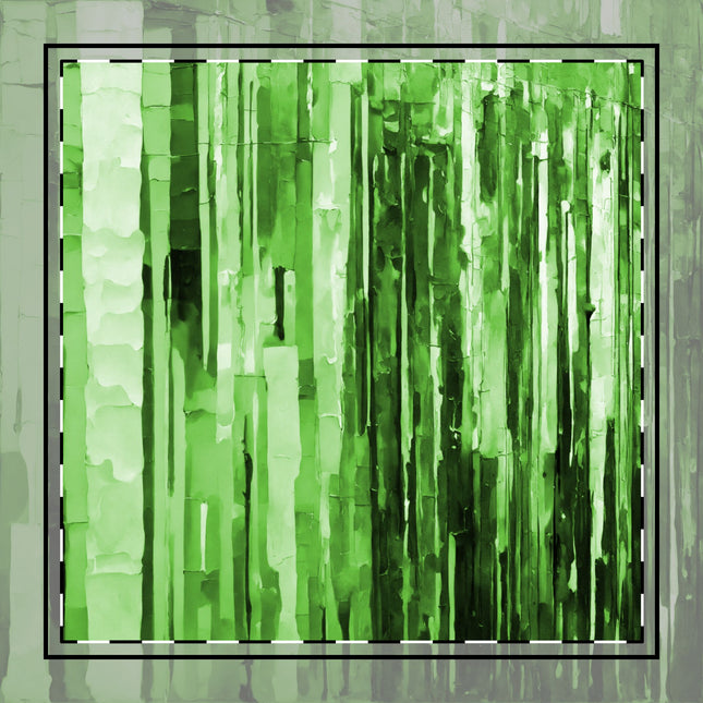 Striped Mint Pastel 10" x 10" Cotton Twill Napkin