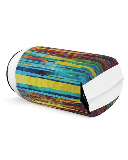 Striped Alpha 12 oz Can Cooler Sleeve