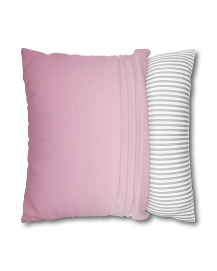 Pink Blush Fade Spun Polyester Square Pillowcase, 14" x 14"