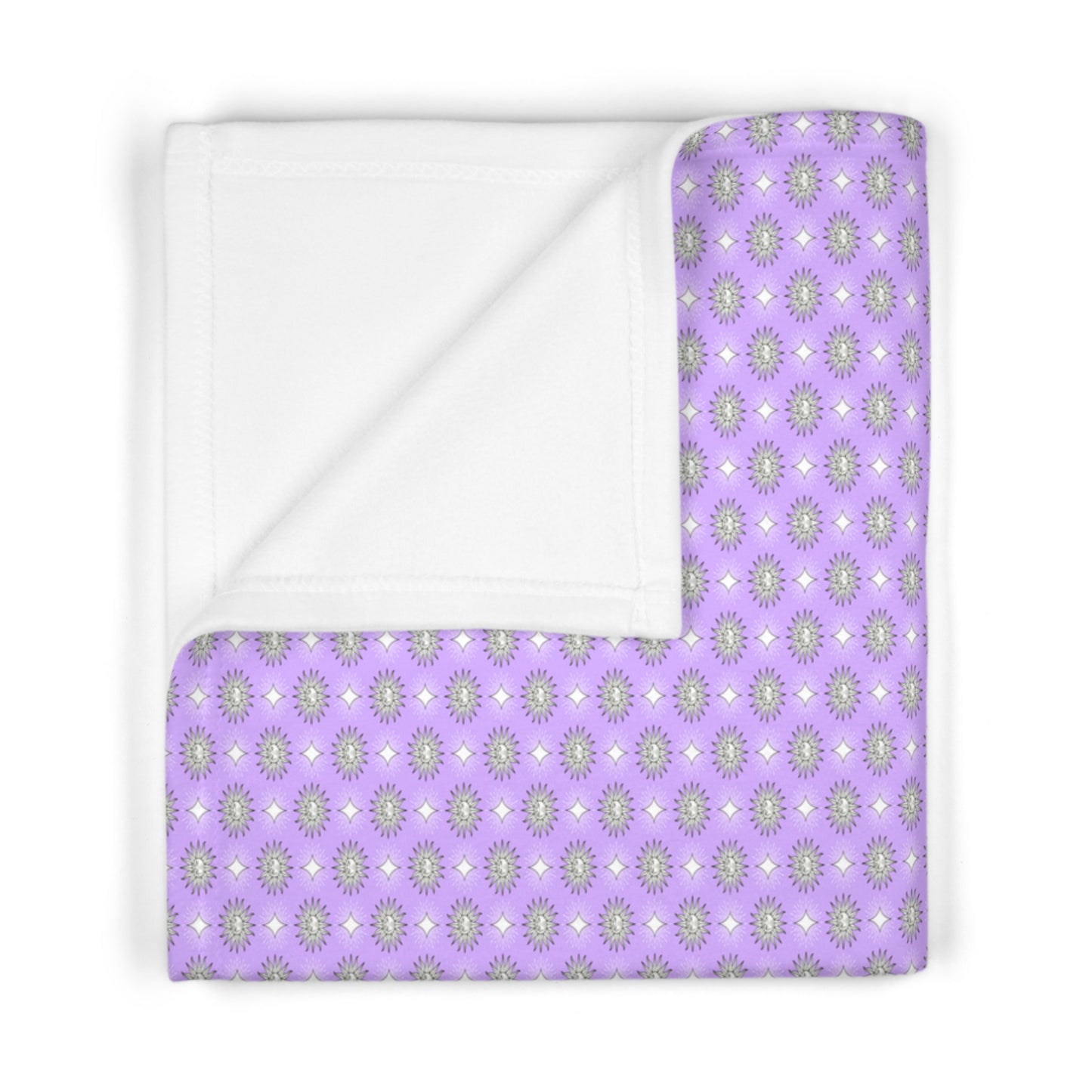 Lavender Star-crossed Bodies Soft Fleece Baby Blanket, 30" x 40"