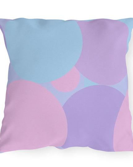 Pastel Purple and Mauve Patches 20" x 20" Outdoor Pillows