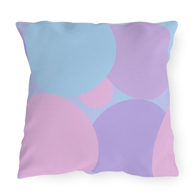 Pastel Purple and Mauve Patches 20" x 20" Outdoor Pillows