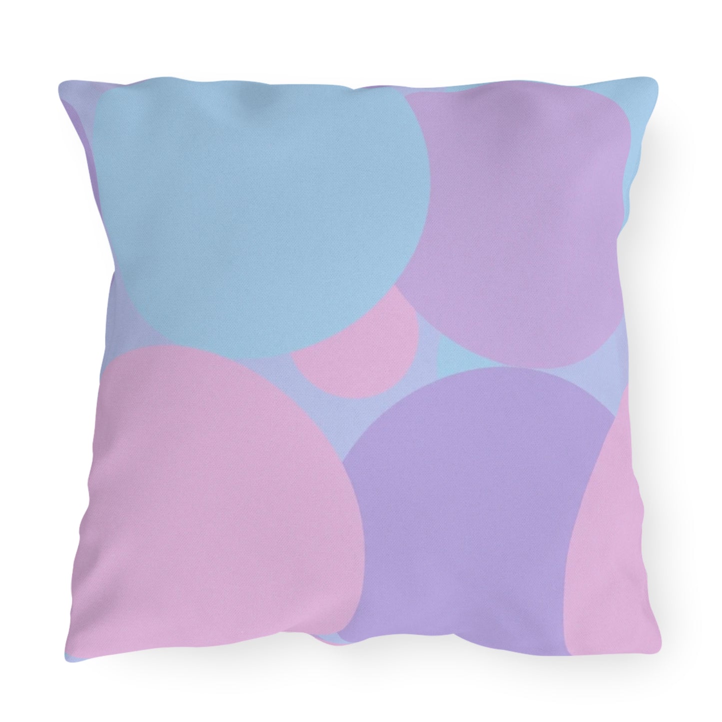 Pastel Purple and Mauve Patches 20" x 20" Outdoor Pillows