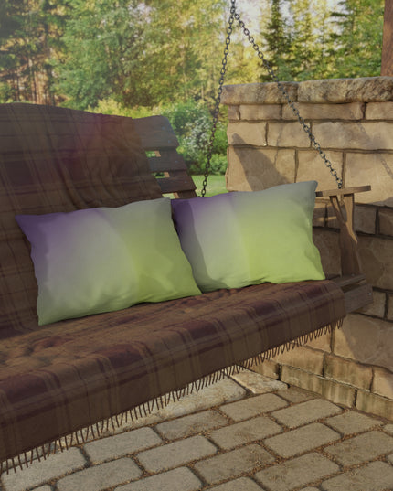 Purple Golden Fade 20" x 14" Outdoor Pillow