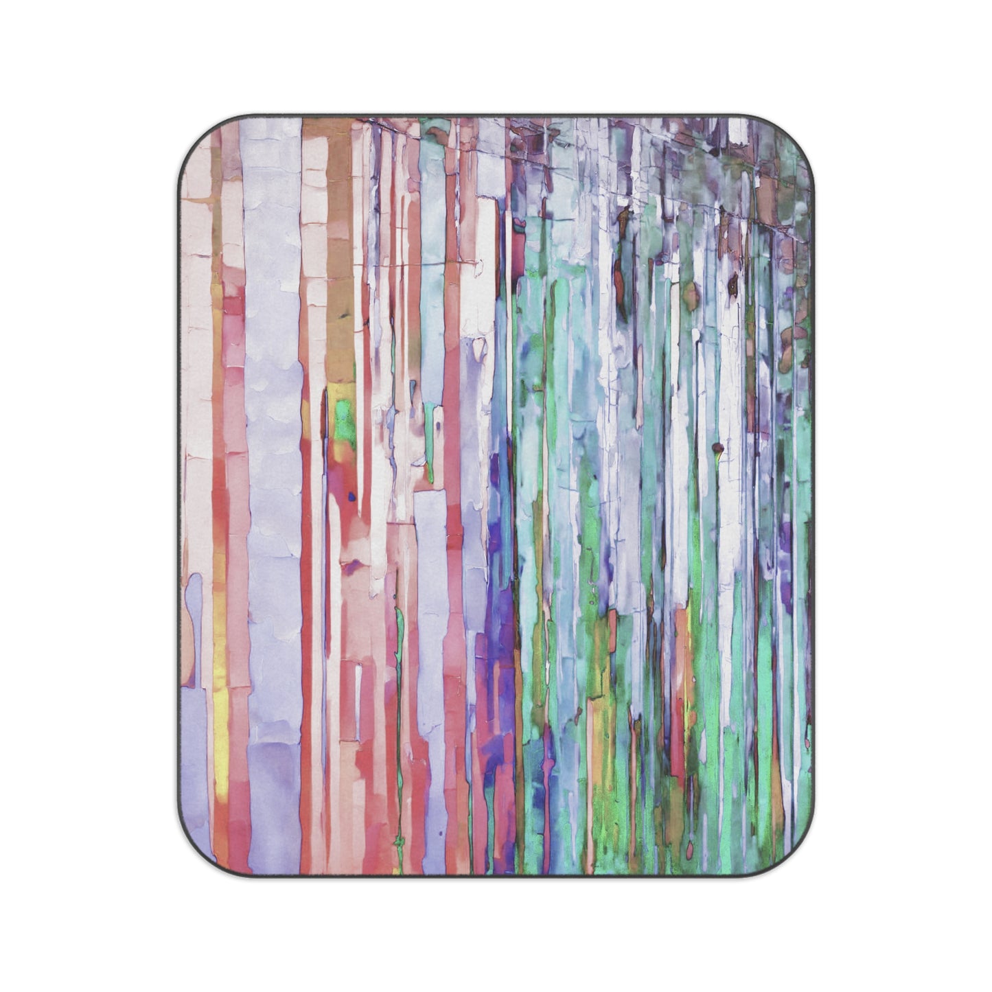 Striped Pastels 61" × 51" Picnic Blanket