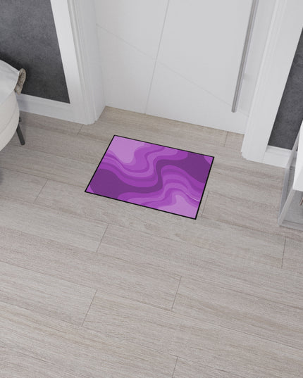Wavey Purple Wavey 18" x 24" Heavy Duty Floor Mat