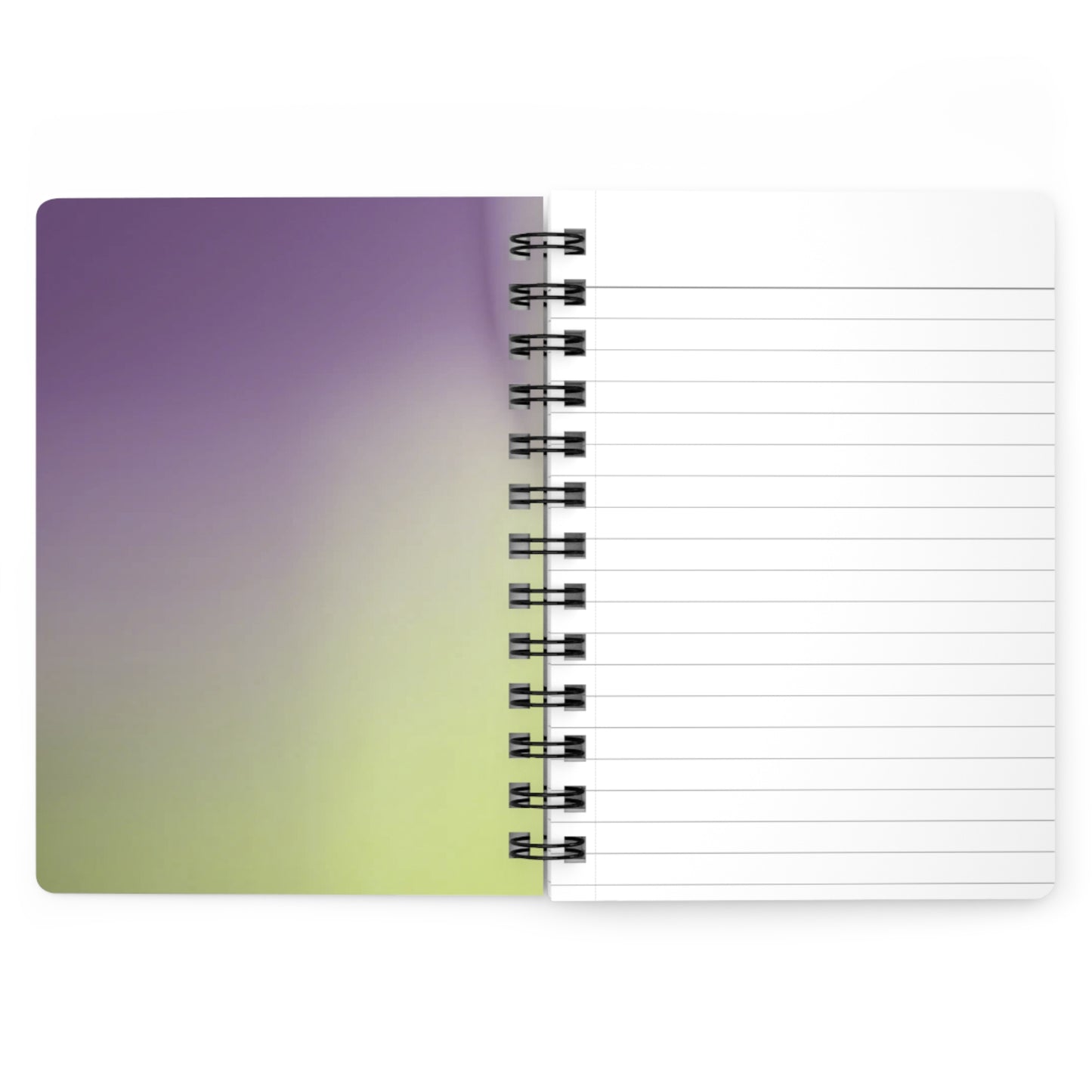 Purple Golden Fade Spiral Bound Journal, 5" x 7" 150 pages