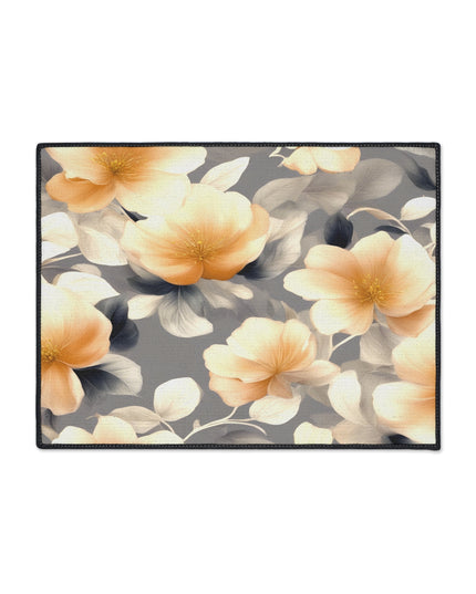 Soft Blossom Floral Bunch Heavy Duty Floor Mat, 18" x 24"