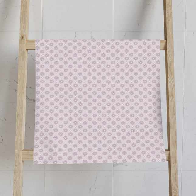 Pink Mornings Star-crossed Bodies Hand Towel, 16" x 28"