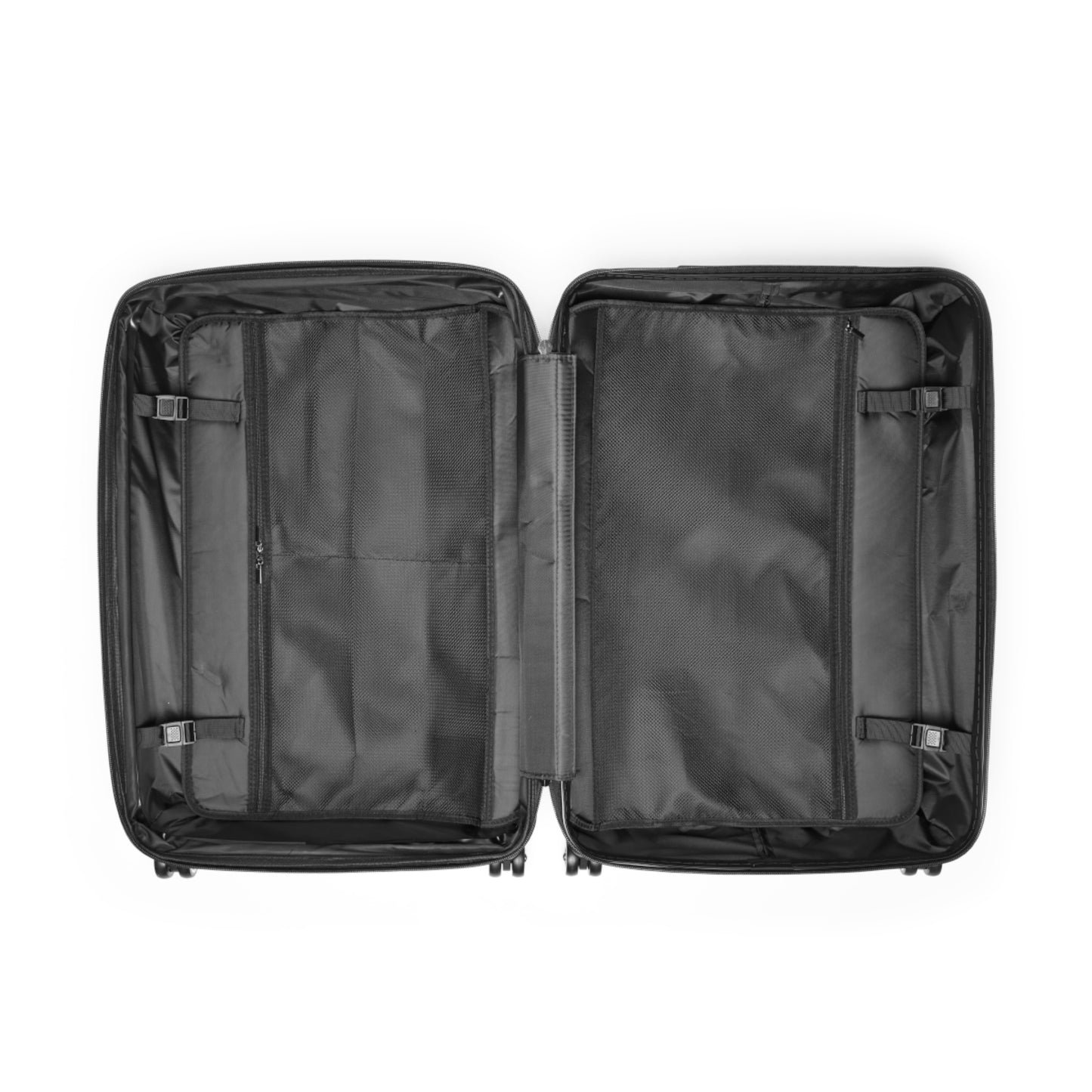 Zeta Shadow Large Suitcase with built in lock, 4 double-wheels, telescopic handle, and ABS back hard-shell