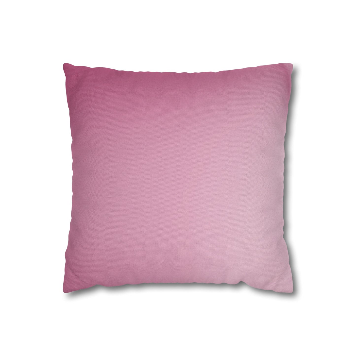 Pink Blush Fade Spun Polyester Square Pillowcase, 14" x 14"