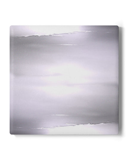 Sephia Sea Dark Fog 4" x 4" Square Ceramic Coaster