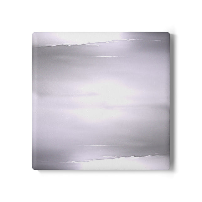 Sephia Sea Dark Fog 4" x 4" Square Ceramic Coaster