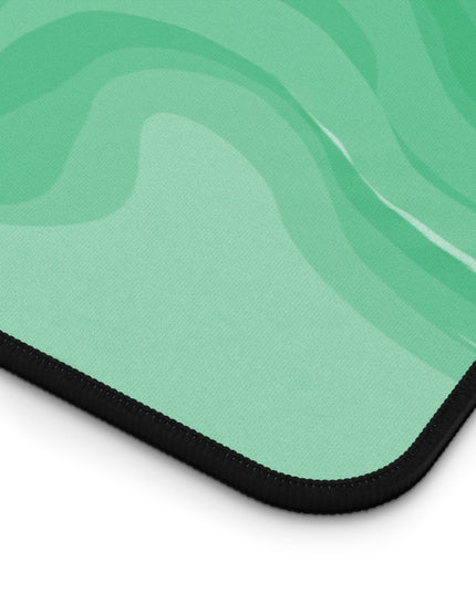 Mint Green Wavey 12" x 18" Desk Mat