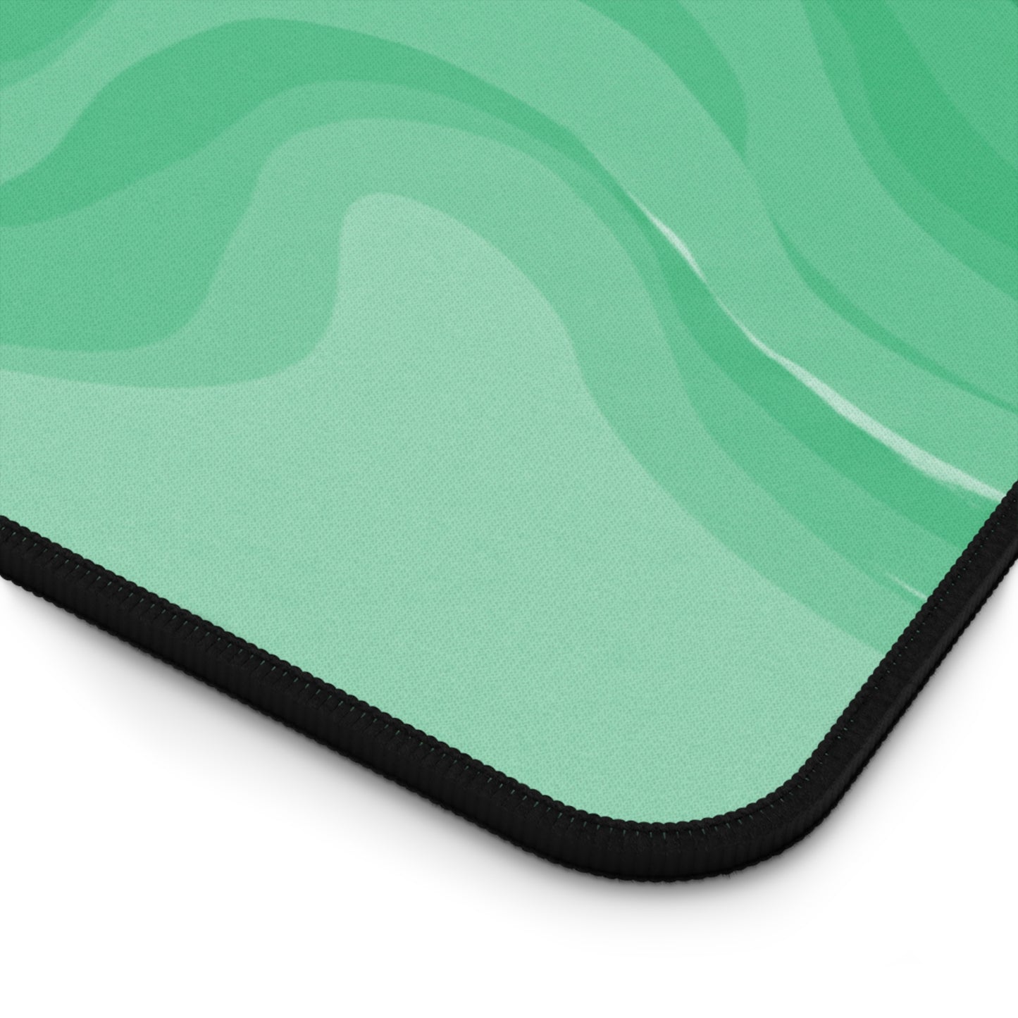 Mint Green Wavey 12" x 18" Desk Mat