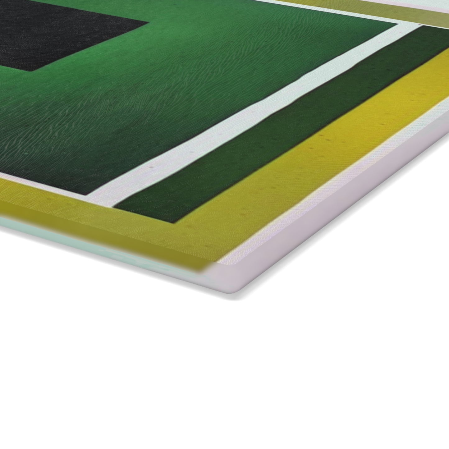 Alpha Shadow Glass Cutting Board, 11" x 15"