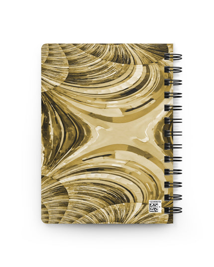 Uzi Spiral Light Brown Bound Journal, 5" x 7" 150 pages
