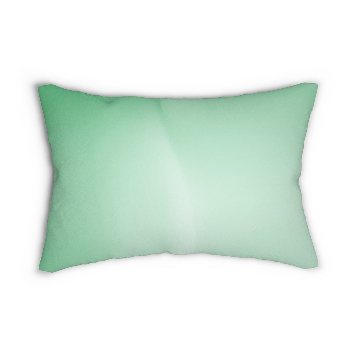Mint Fade Spun Polyester Lumbar Pillow, 20" x 14"