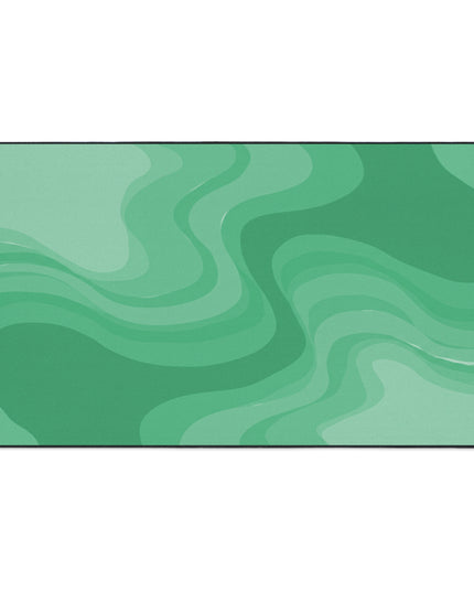 Mint Green Wavey 36" x 60" Heavy Duty Floor Mat