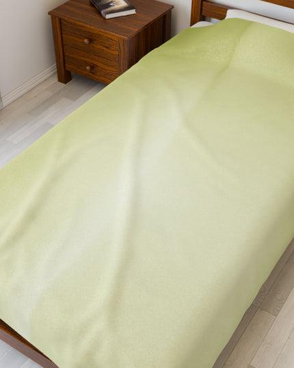 Lemon Fade Velveteen Plush Blanket, 60" x 80"