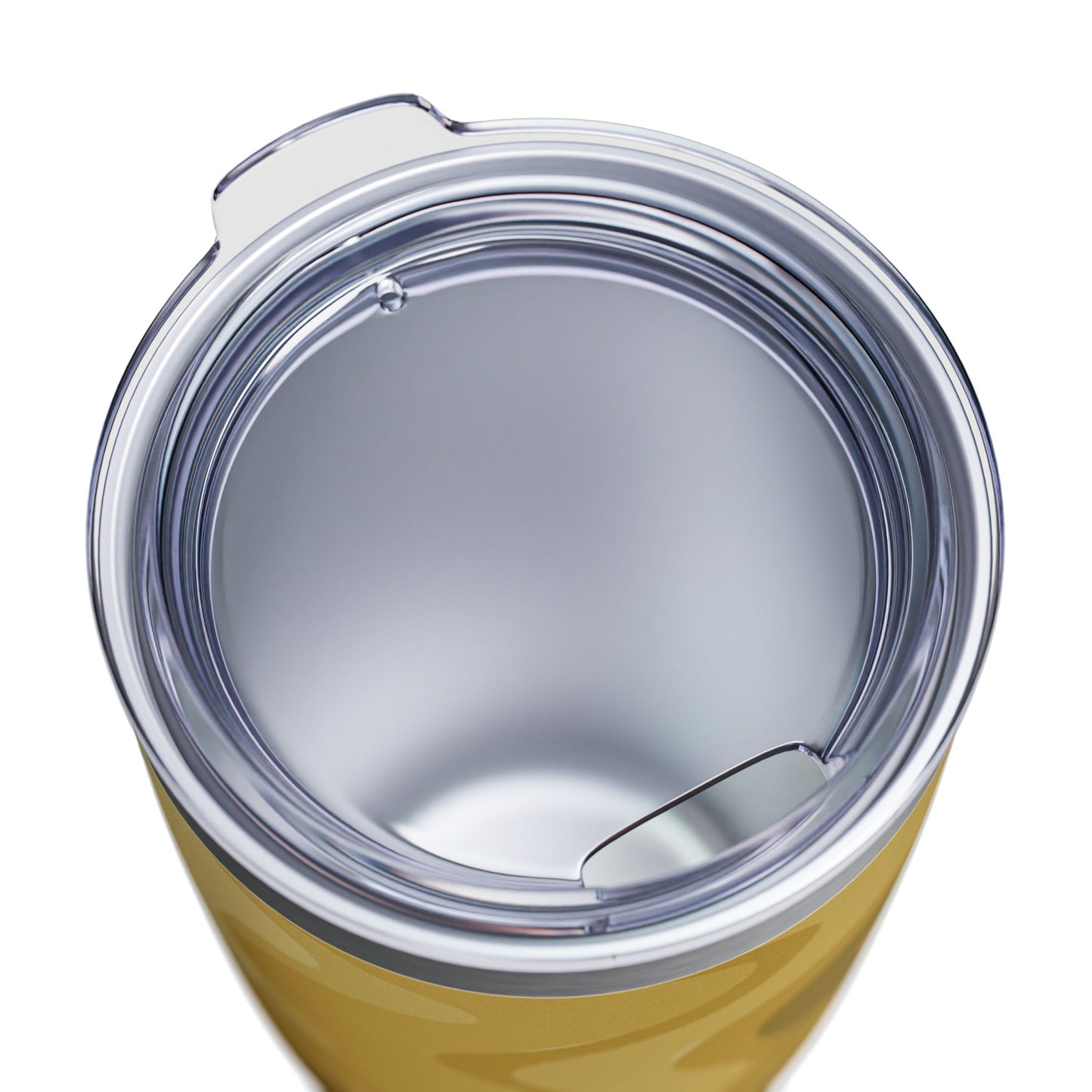 Brown Wavey Ringneck Tumbler, 20oz in white, steel and black