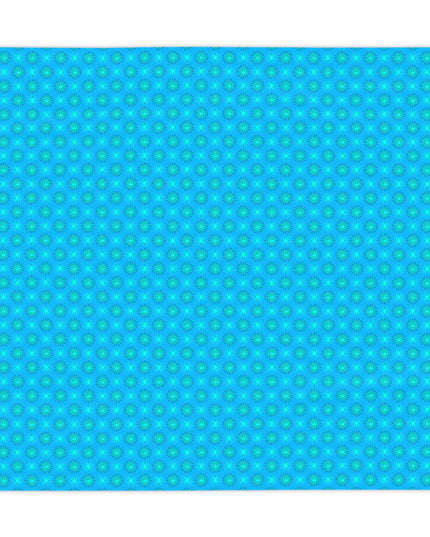 Light Blue Star-crossed Bodies Tablecloth, 55" x 55"