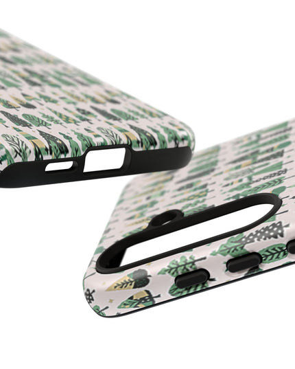 Mini Vintage Green Trees Samsung Galaxy S24 Plus Tough Cases