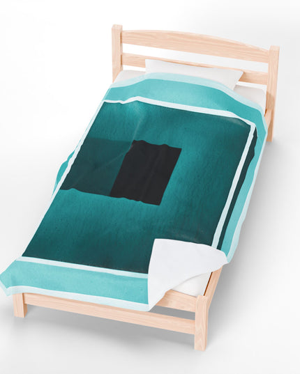 Tif Shadow Velveteen Plush Blanket, 60" x 80"