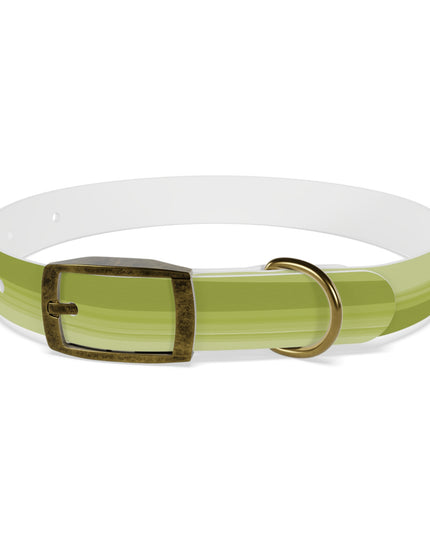 Lemon Wavey Small Dog Collar