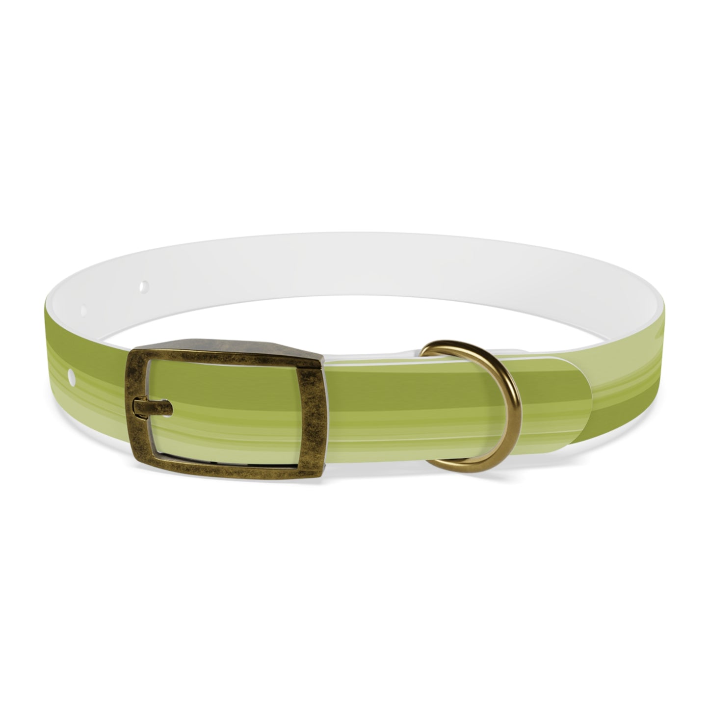 Lemon Wavey Small Dog Collar