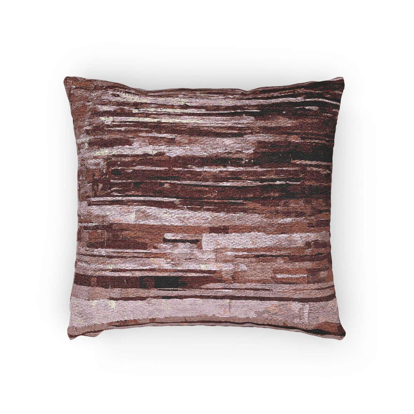 Striped Ruby Woven Pillow, 17" x 18"