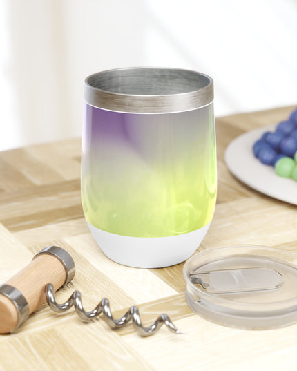 Purple Golden Fade 12 oz Chill Wine Tumbler