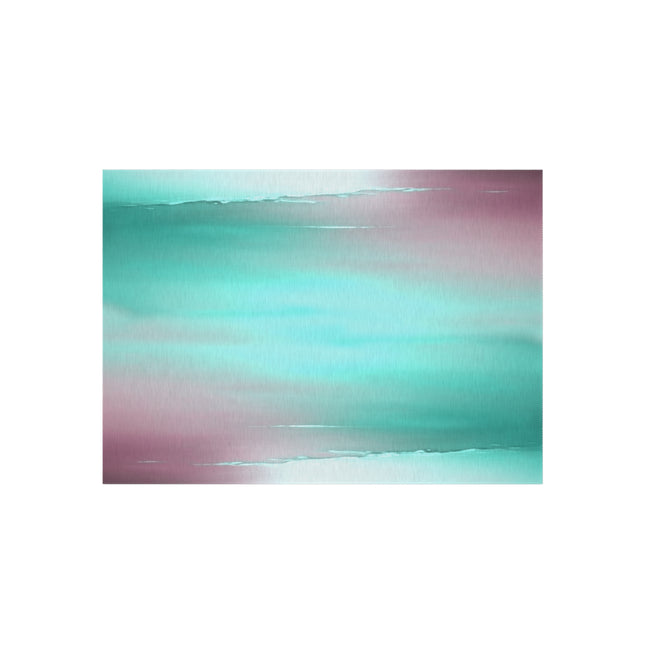 Green Sea Lavender Fog Outdoor Rug, 60" x 84"